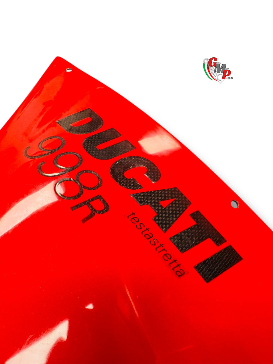 Flanc Carénage Carbone Rouge Gauche - Ducati