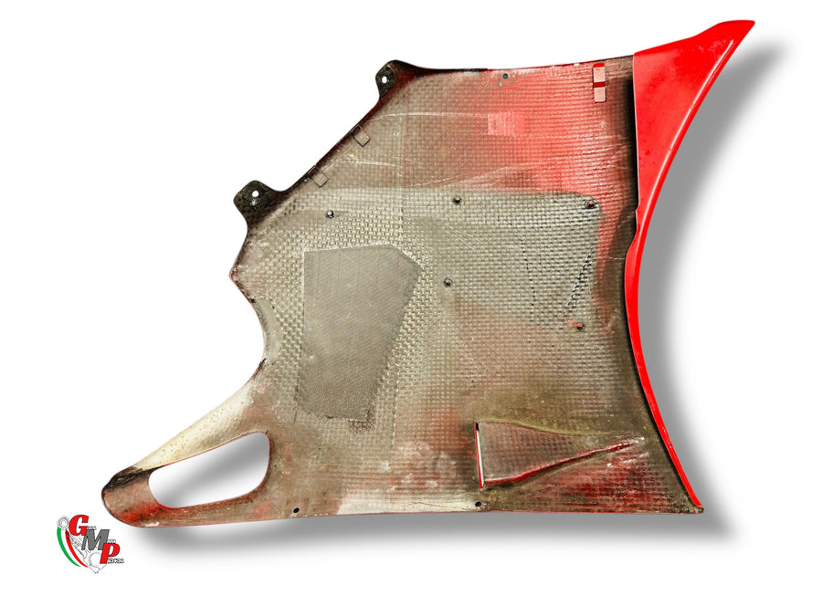 Flanc Carénage Carbone Rouge Gauche - Ducati