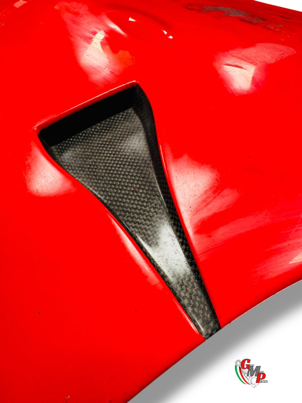 Flan Carénage Droit Carbone Rouge - Ducati