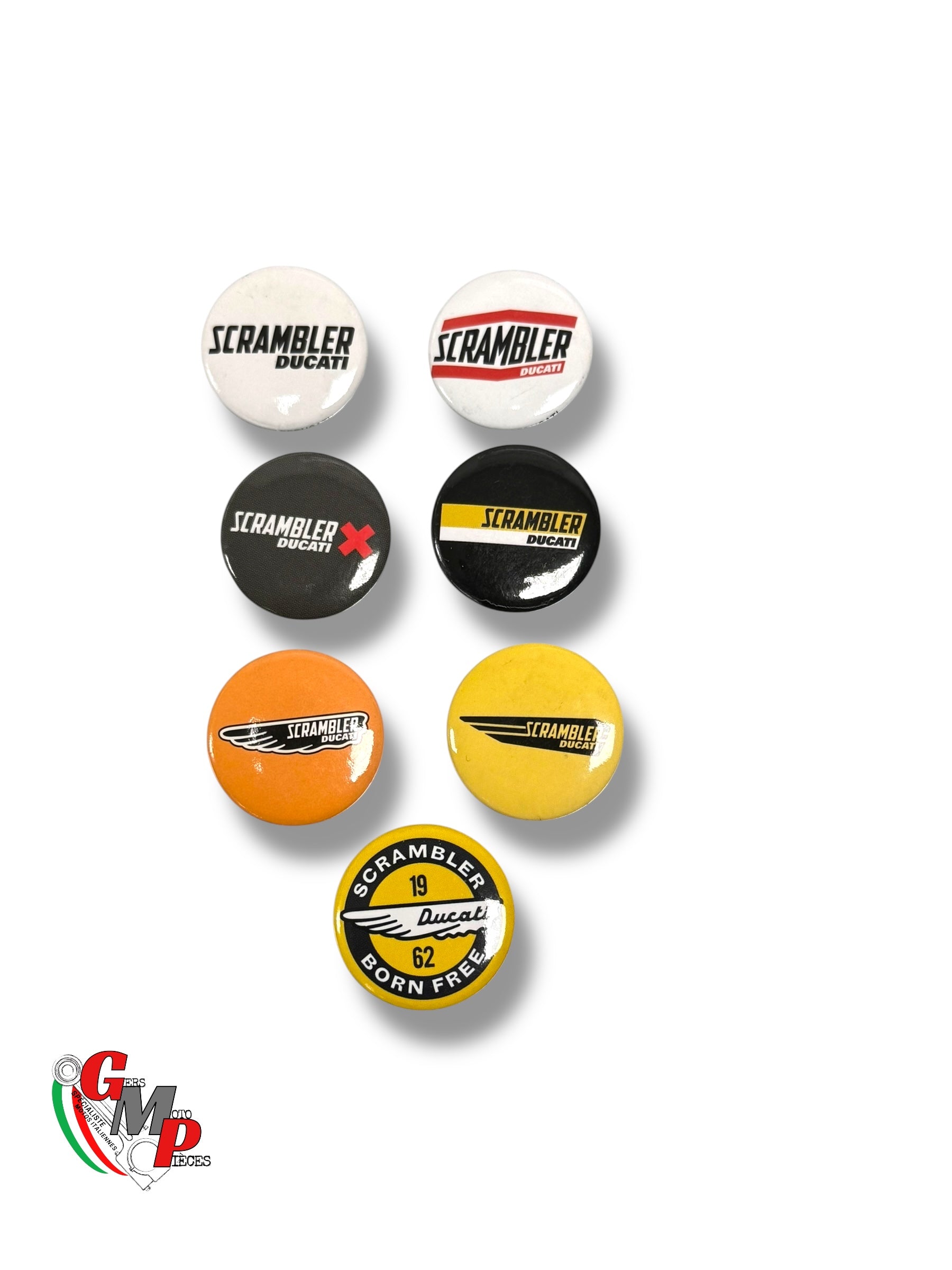 Kit badges pins original Ducati Scrambler