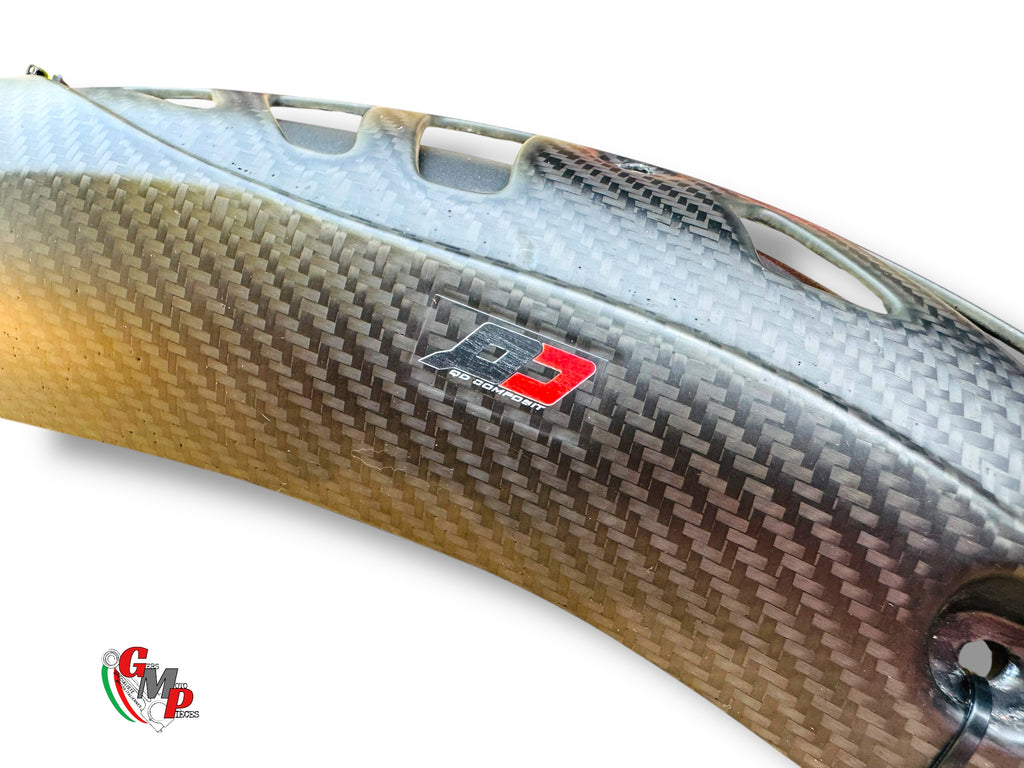 Pare-chaleur collecteur échappement carbone - Ducati