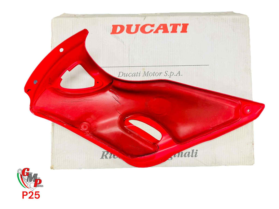 Flanc droit semi caréné rouge NEUF - Ducati